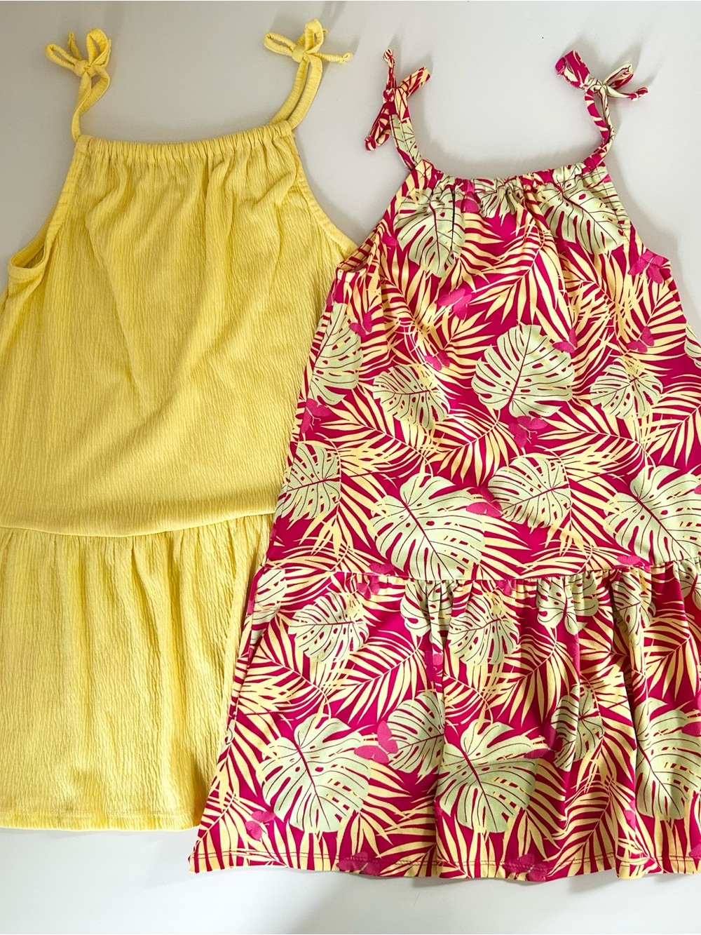 Girls Tropical Resort Sleeveless Dress Set